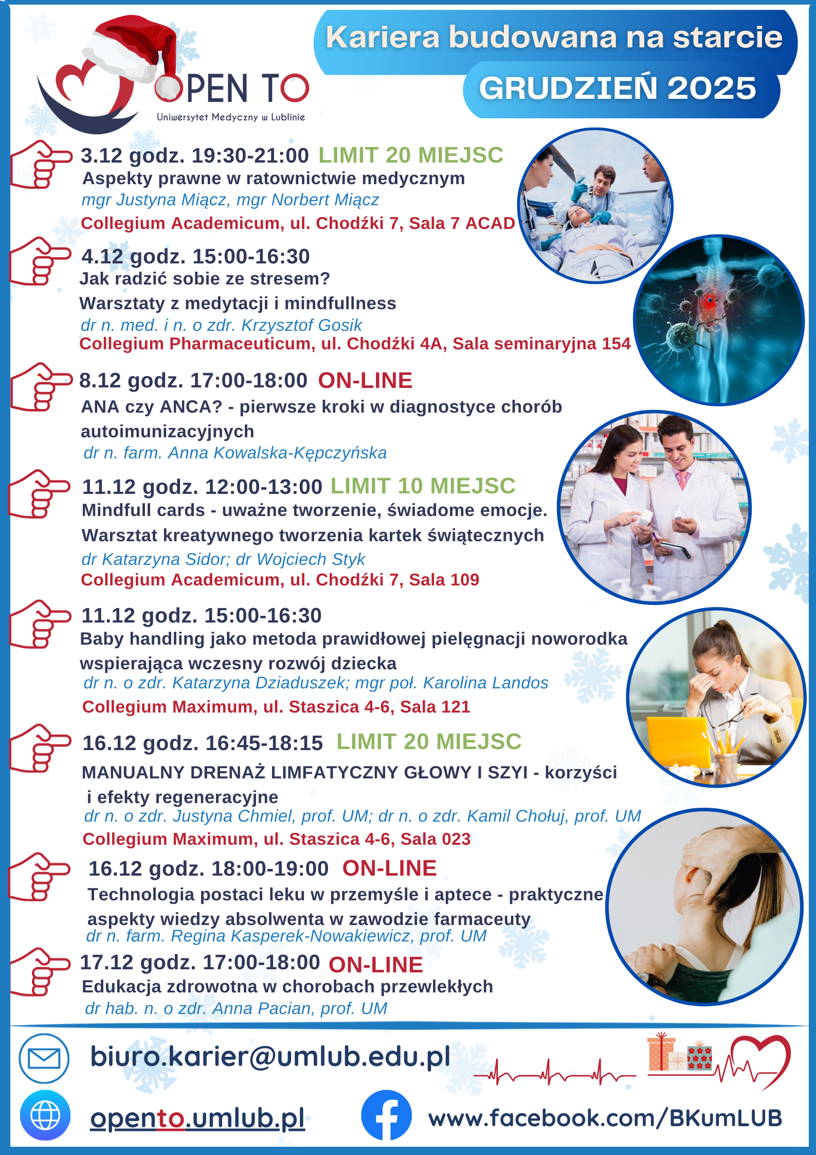 Harmonogram OpenTo na grudzień 2025